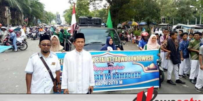 Sambut Ramadan, Ribuan Pelajar di Bondowoso Gelar Pawai Ta'ar