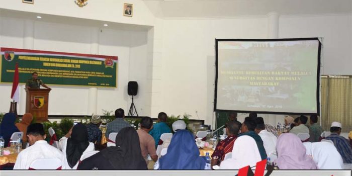 Korem 084 Bhaskara Jaya Perkokoh Kemanunggalan TNI dan Rakyat