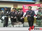Lapas Klass IIA Pamekasan Musnahkan Ratusan HP