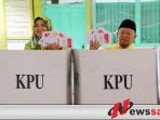 Nyoblos Di TPS 11, Ini Pesan Bupati Sumenep