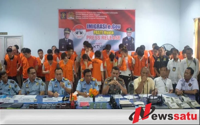 Polda Jateng Tangkap 40 WNA