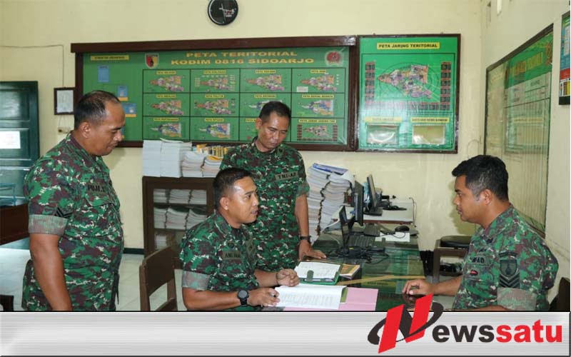 Program Semester I Kodim 0816 Sidoarjo Dievaluasi