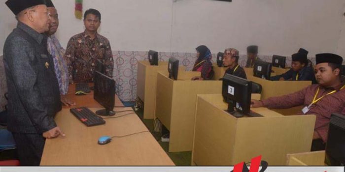 Ribuan Warga Di Sumenep Ikuti UNBK Paket C