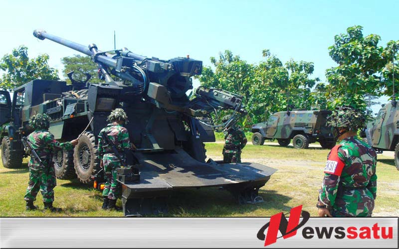 155 Caesar Hancurkan Insurjen yang Kuasai Ngawi