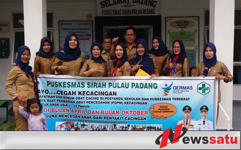 Cegah Penyakit Cacingan, Puskesmas SP Padang Gencar Lakukan Penyuluhan