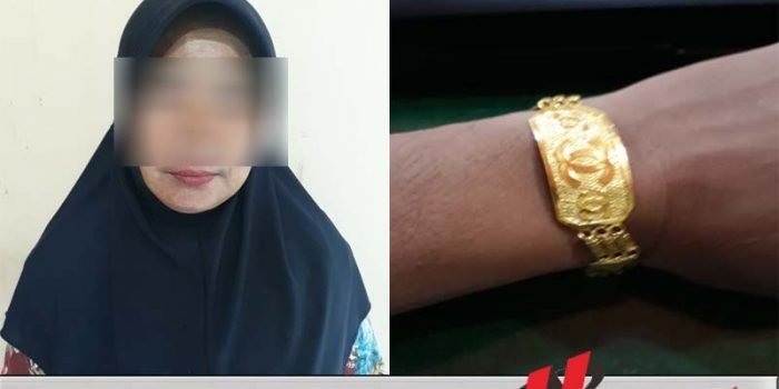Curi Emas Puluhan Gram, Seorang Emak Diamankan Polisi