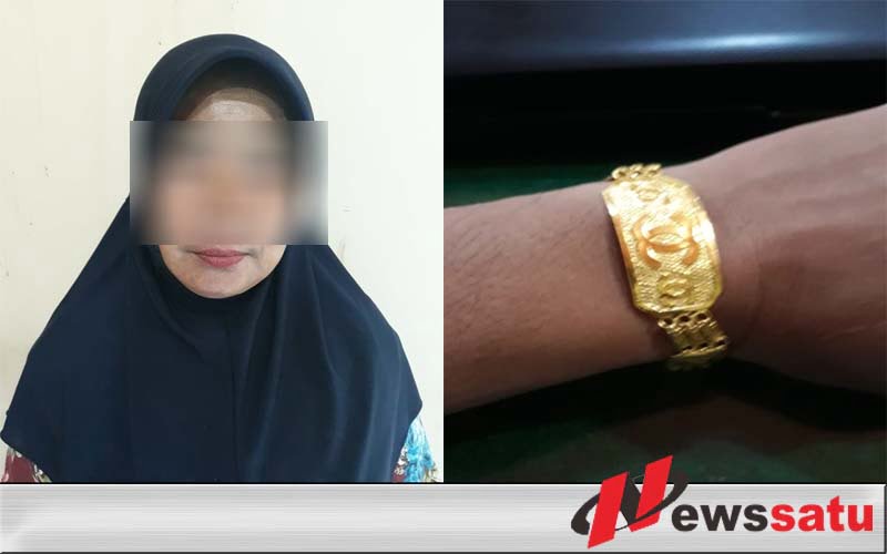 Curi Emas Puluhan Gram, Seorang Emak Diamankan Polisi