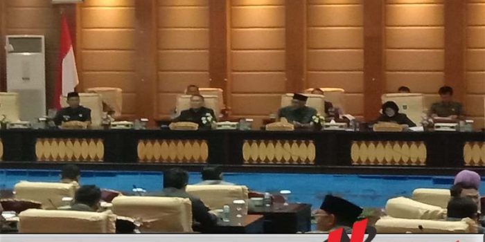 DPRD OKI Gelar Paripurna Penyampaian Nota Pengantar LKPJ Bupati Tahun 2018