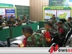 Danrem 083 Baladhika Jaya Tinjau Pelaksanaan Latihan Posko I di Banyuwangi