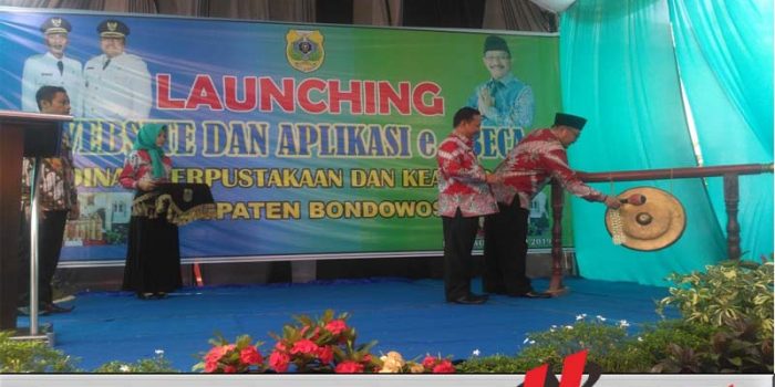 Dinas Perpustakaan dan Kearsipan Bondowoso Lunching Aplikasi E-Beca