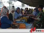 Enam Ton Beras Di Stand Bazar Korem 082 CPYJ Ludes
