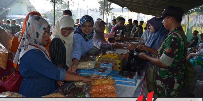 Enam Ton Beras Di Stand Bazar Korem 082 CPYJ Ludes