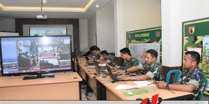 Gladi Posko I Kodim 0830 Surabaya Utara Suguhkan Materi Penanganan Kerusuhan Massa