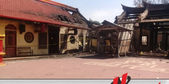 Klenteng di Kota Probolinggo Terbakar
