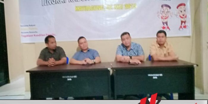 Bawaslu OKI Limpahkan Berkas Perkara Pemilu ke Pihak Kepolisian