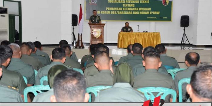 Juknis Bintahwil Samakan Persepsi Prajurit Korem Bhaskara Jaya