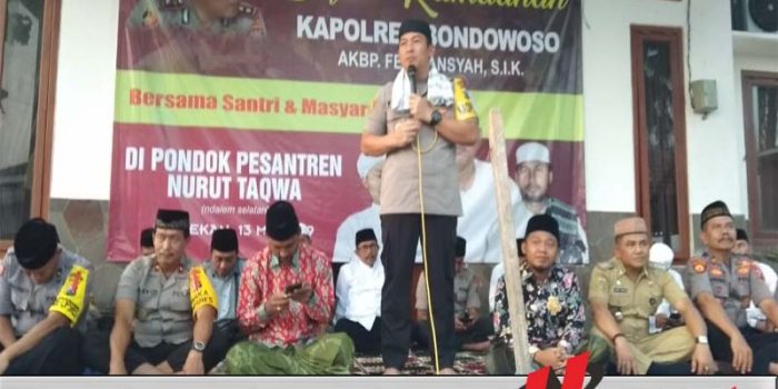 Kapolres Bondowoso Minta Masyarakat Tidak Terprovokasi Isu People Power