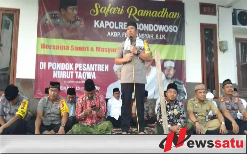 Kapolres Bondowoso Minta Masyarakat Tidak Terprovokasi Isu People Power
