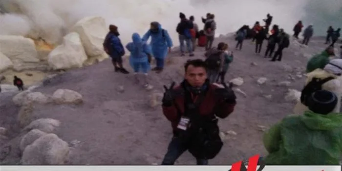 Kawah Ijen Kembali Keluarkan Gelembung Gas Beracun