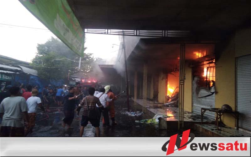 Pasar Anom Baru Sumenep Terbakar