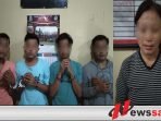 Polres Sumenep Ciduk 4 Pemuda Dan 1 Wanita Saat Pesta Sabu