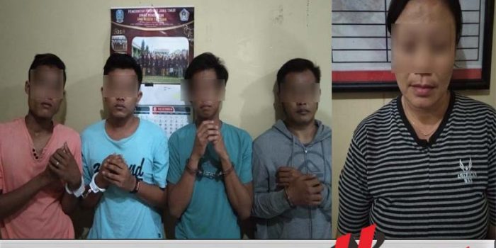 Polres Sumenep Ciduk 4 Pemuda Dan 1 Wanita Saat Pesta Sabu