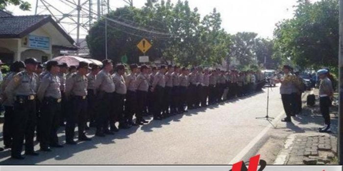 Polres Terjunkan Ratusan Personel Pengamanan Rekapitulasi Di KPU