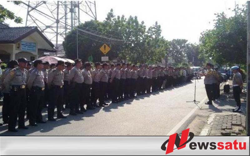 Polres Terjunkan Ratusan Personel Pengamanan Rekapitulasi Di KPU