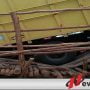 Di Lewati Truk, Jembatan Darurat Sumsel-Lampung Ambruk