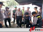 Kapolres Buru dan Dandim 1506 Tinjau Pos Pengamanan Lebaran