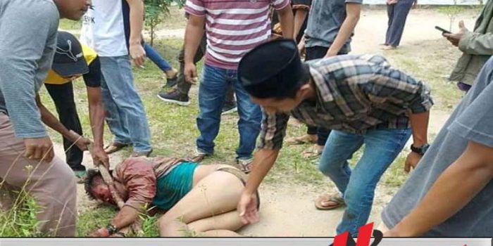 Pelaku Begal Di Ogan Komering Ilir Nyaris Tewas Dimassa