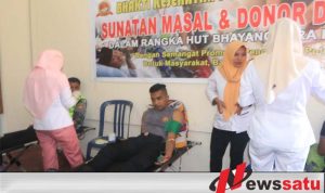 Polres Buru Gelar Donor Darah