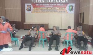 Polres Pamekasan Gelar Donor Darah