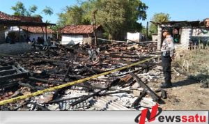 Rumah Warga Pademawu Pamekasan Terbakar