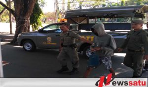 Satpol PP Razia Pengamen Di Pamekasan