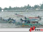 Spead Boat Terbalik Di Sungai Komering