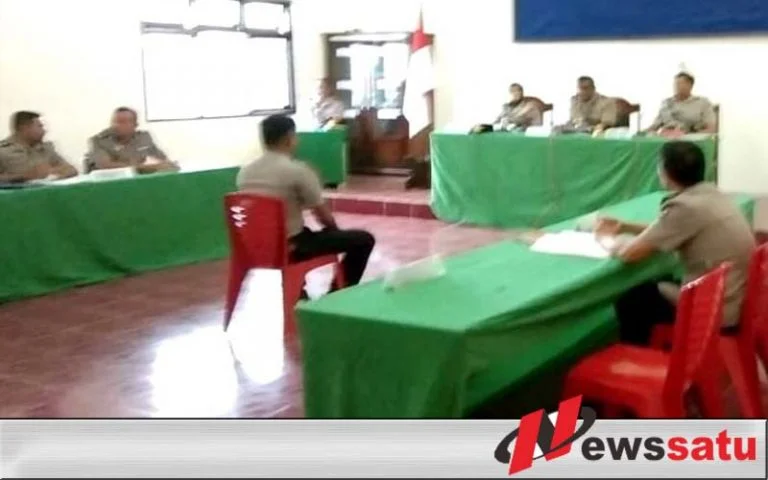 Hamili Dua Perempuan, Oknum Anggota Polres Buru Di Sidang KEPP