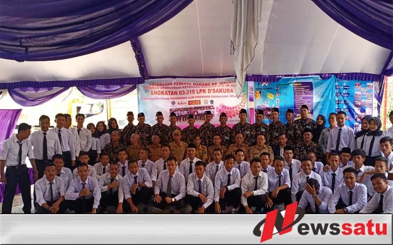 Pemkab Ogan Komering Ilir Berangkatkan Puluhan Tenaga Kerja Muda Ke Jepang