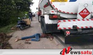 Pengendara Di Ogan Ilir Tewas Terlindas Truk