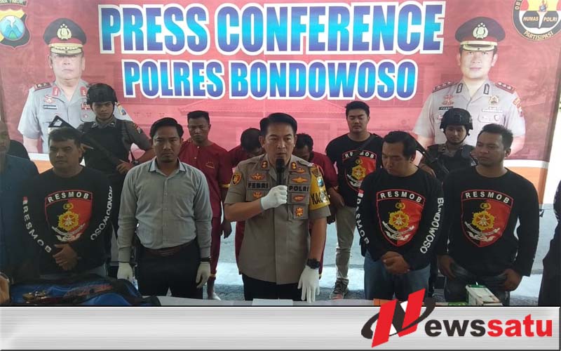 Polres Bondowoso Tembak Spesialis Curanmor Antar Kota