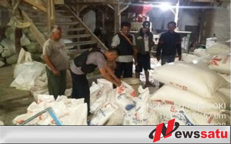 Polres Ogan Komering Ilir Grebek Gudang Pengoplosan Beras Rastra