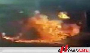Gara-gara anak Kecil, Kios Bensin Di Probolinggo Terbakar