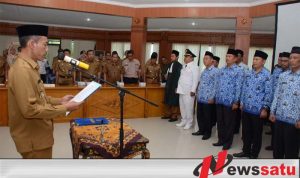 Lantik 29 Orang Pejabat, Wabup Ajak Tingkatkan Kinerja