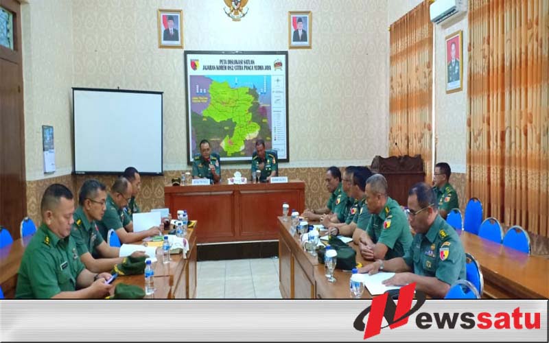 Tim Pokja Staf Ahli Ksad Bidang Ideologi Politik Terjun Di Korem 082 CPYJ