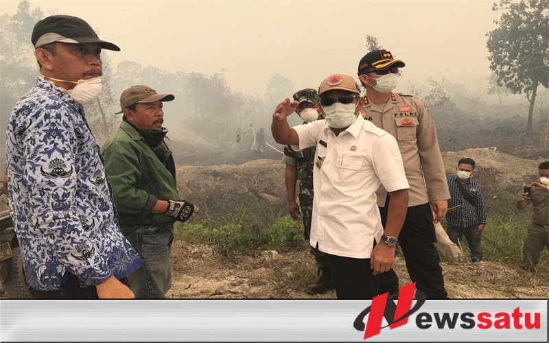 Cek Karhutlah, Bupati OKI Minta Perusahaan Peduli Areal Sekitar
