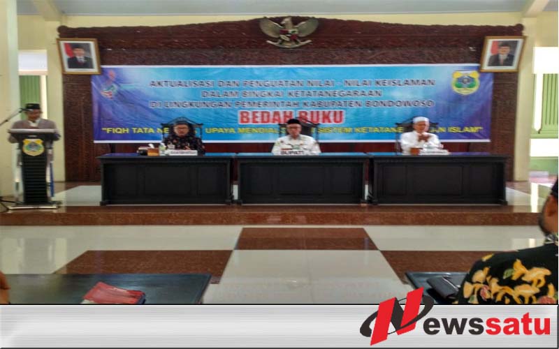 Kuatkan Nilai Kebangsaan, Bupati Salwa bersama ASN Bondowoso ‘Ngaji’ Fikih Tata Negara