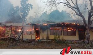SMA YBI 4 Kayuagung Terbakar