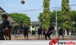Tingkatkan Sinergitas Pimpinan Dan Prajurit Melalui Ajang Voli