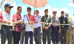 Bupati Salwa Resmikan Jalan Poros Menuju Kawah Wurung