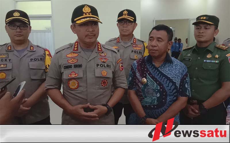 Mabes Polri Tinjau Tambang Emas Di Gunung Botak Kabupaten Buru